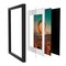 Beyond Your Thoughts 11&#x22;X14&#x22; REAL WOOD + REAL GLASS (Hang/Stand) Black Picture Photo Frame with Matted for 8&#x22;X10&#x22; or 9&#x22;x12&#x22; Photo for Wall and Table Top-Mounting Hardware Included(1 Pack)